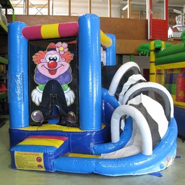 Springkussen Mini clown met slide