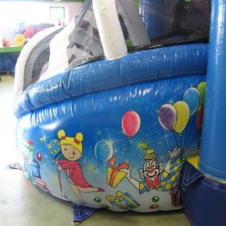 Springkussen Mini clown met slide