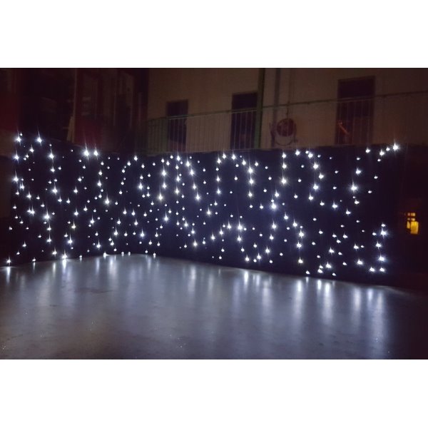 Sterrendoek 6x3m (witte ledverlichting)