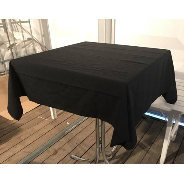 Tafellaken 140x140cm - Zwart