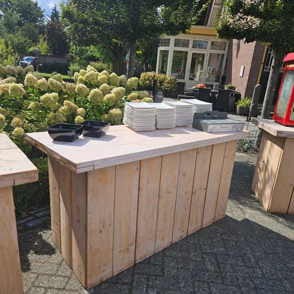 Buffettafel steigerhout (inklapbaar) Buffettafel steigerhout (inklapbaar)