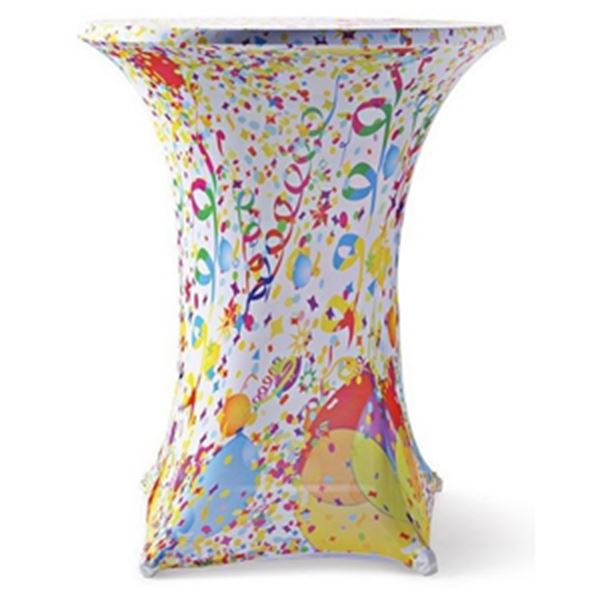 Statafel met Statafelrok slimfit - Confetti Statafel met Statafelrok slimfit - Confetti