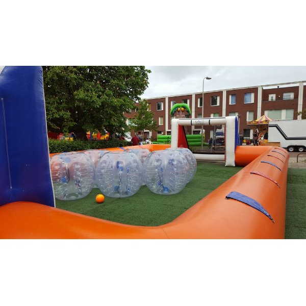 Bubble voetbal met boarding