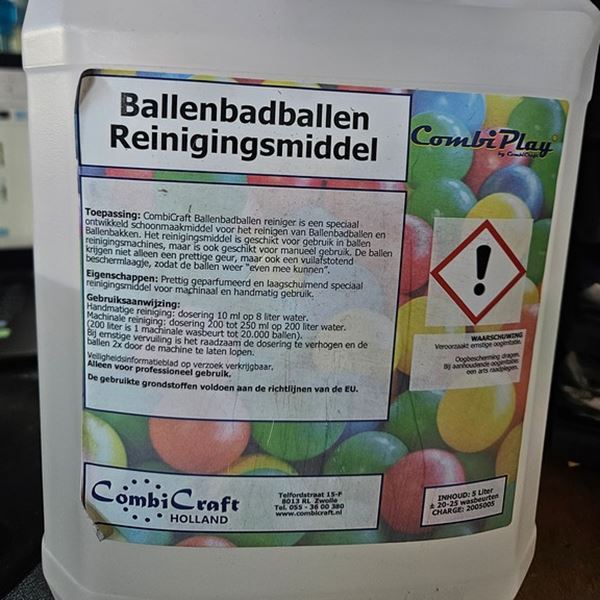 Ballenbadballenreinigingsmiddel 5ltr