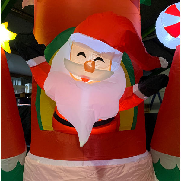opblaasfiguur - Kerstkasteel 3m